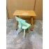Vintage tafeltje en stoeltje van het merk Schilte nr 29
